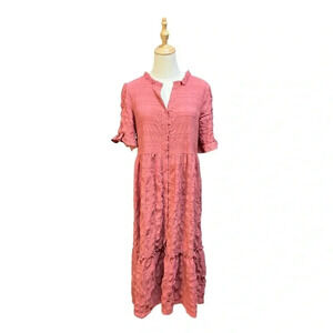 The Line of Style Pink Maxi Dress Size L